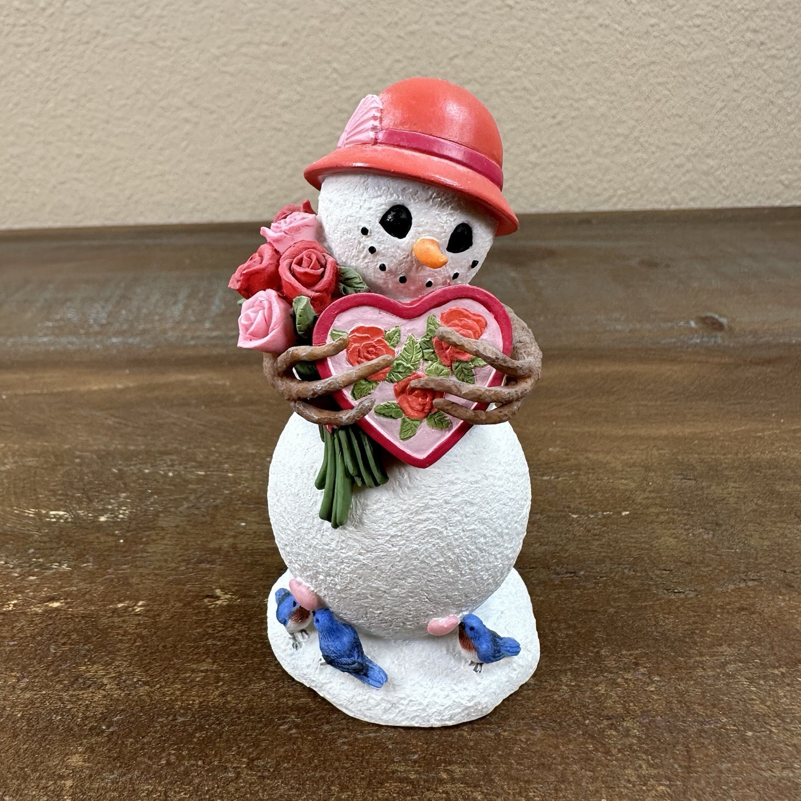 Vintage 2001 Lenox Lynn Bywaters Be Mine Snowman Holiday Figurine 3.5”