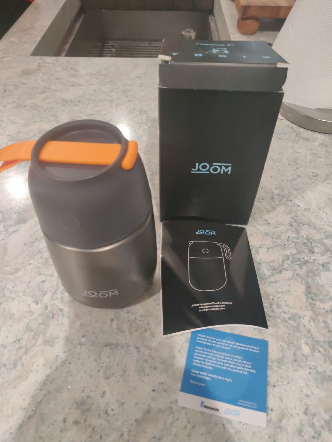 Camping Thermos With Folding Spoon Joom BPA free Lunch Box Soup Thermos 