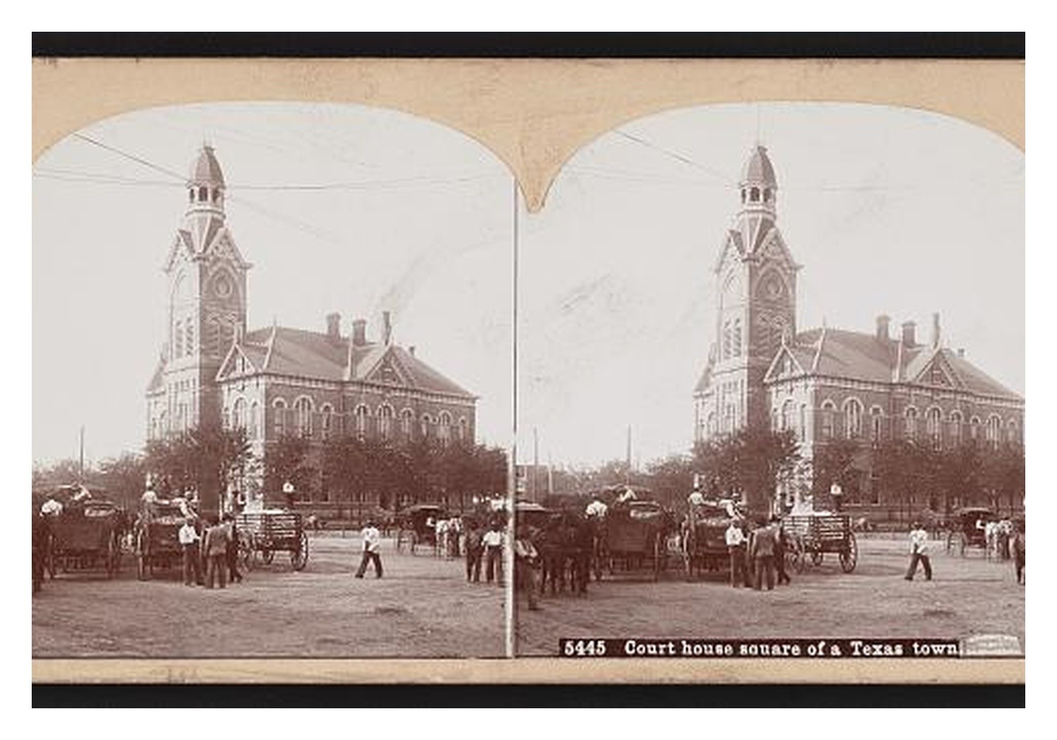 Texas Court House Square Standard Postcard