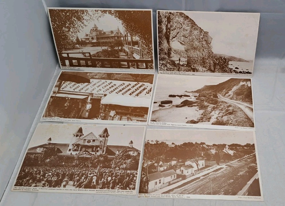 Lot of 6 Large Postcards California Historical Society Advertisement Real Estate Lot of 6 Large Postcards California Historical Society Advertisement Real Estate