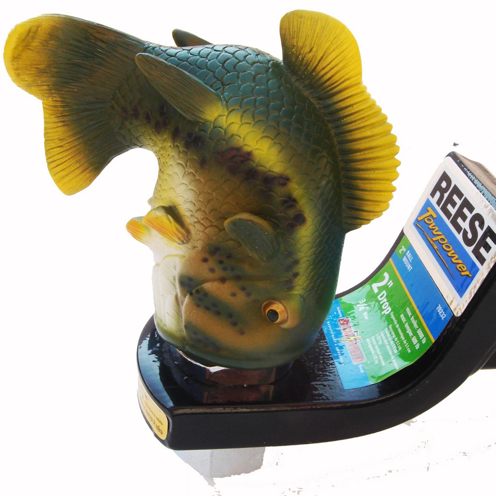 New Largemouth Bass Fish RV/Truck/SUV Boat Trailer Hitch Ball Cover Fishing Gift