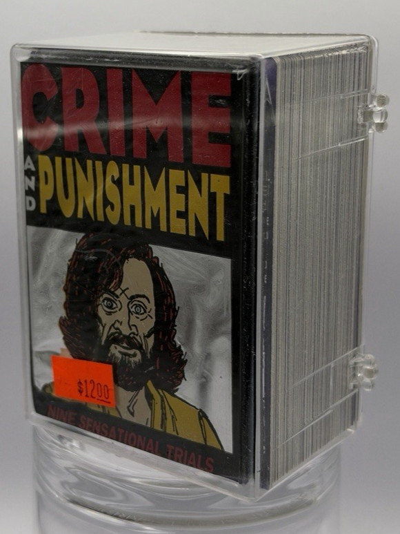 CRIME AND PUNISHMENT COMPLETE 110 TRADING CARD SET ECLIPSE ENTERPRISES 1992 CRIME AND PUNISHMENT COMPLETE 110 TRADING CARD SET ECLIPSE ENTERPRISES 1992
