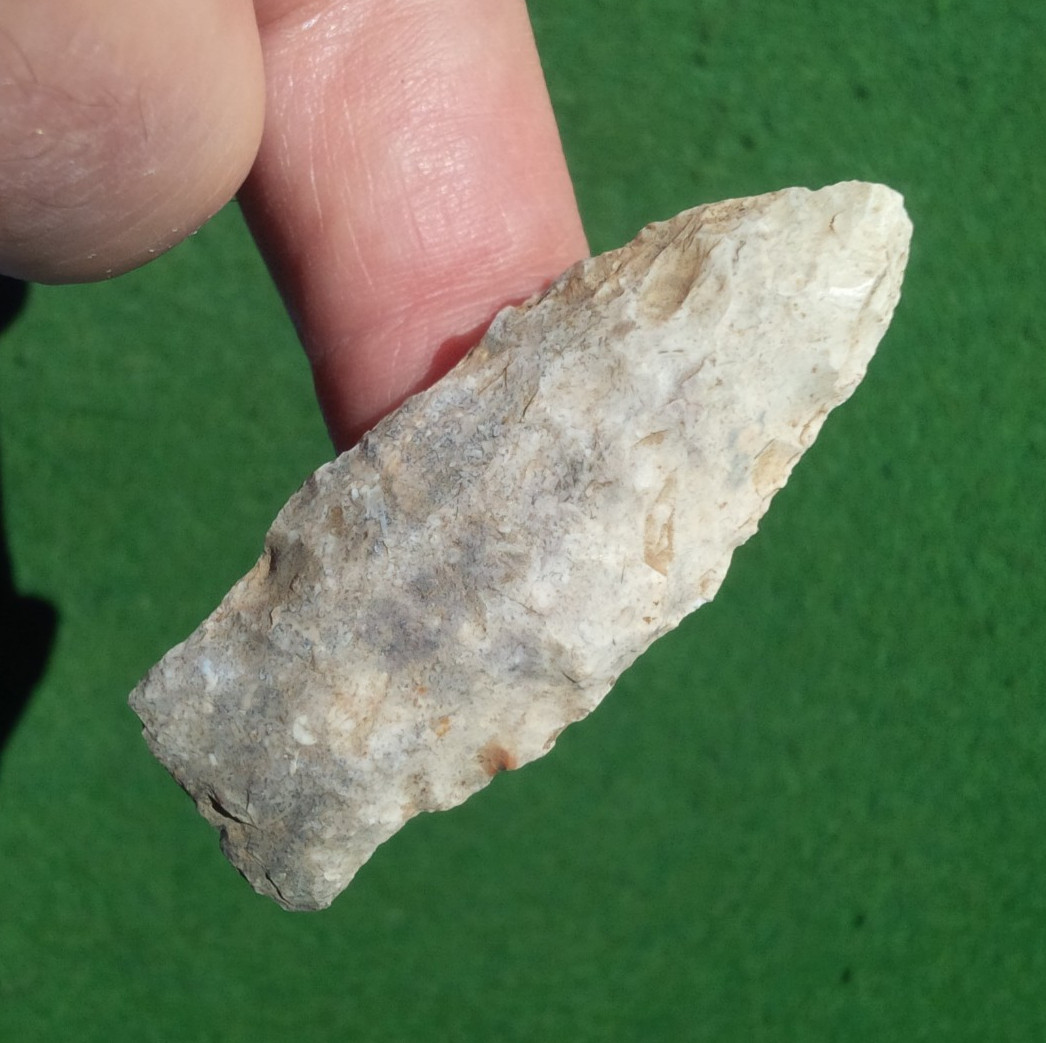 2-5/16 SCOTTSBLUFF HUMPHREYS CO W TENNESSEE ARROWHEAD Authentic Projectile Point