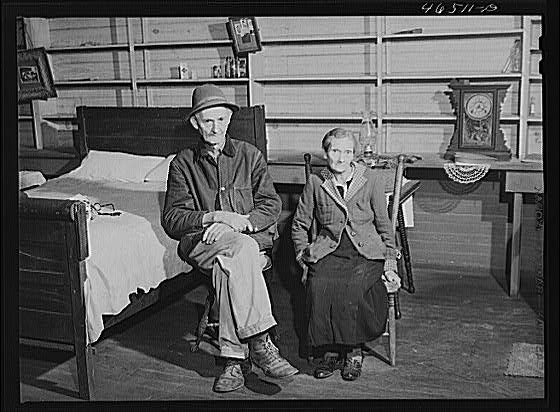 Photo:Penfield Georgia Bob Calloway Family 1941 Old Age Pension FSA