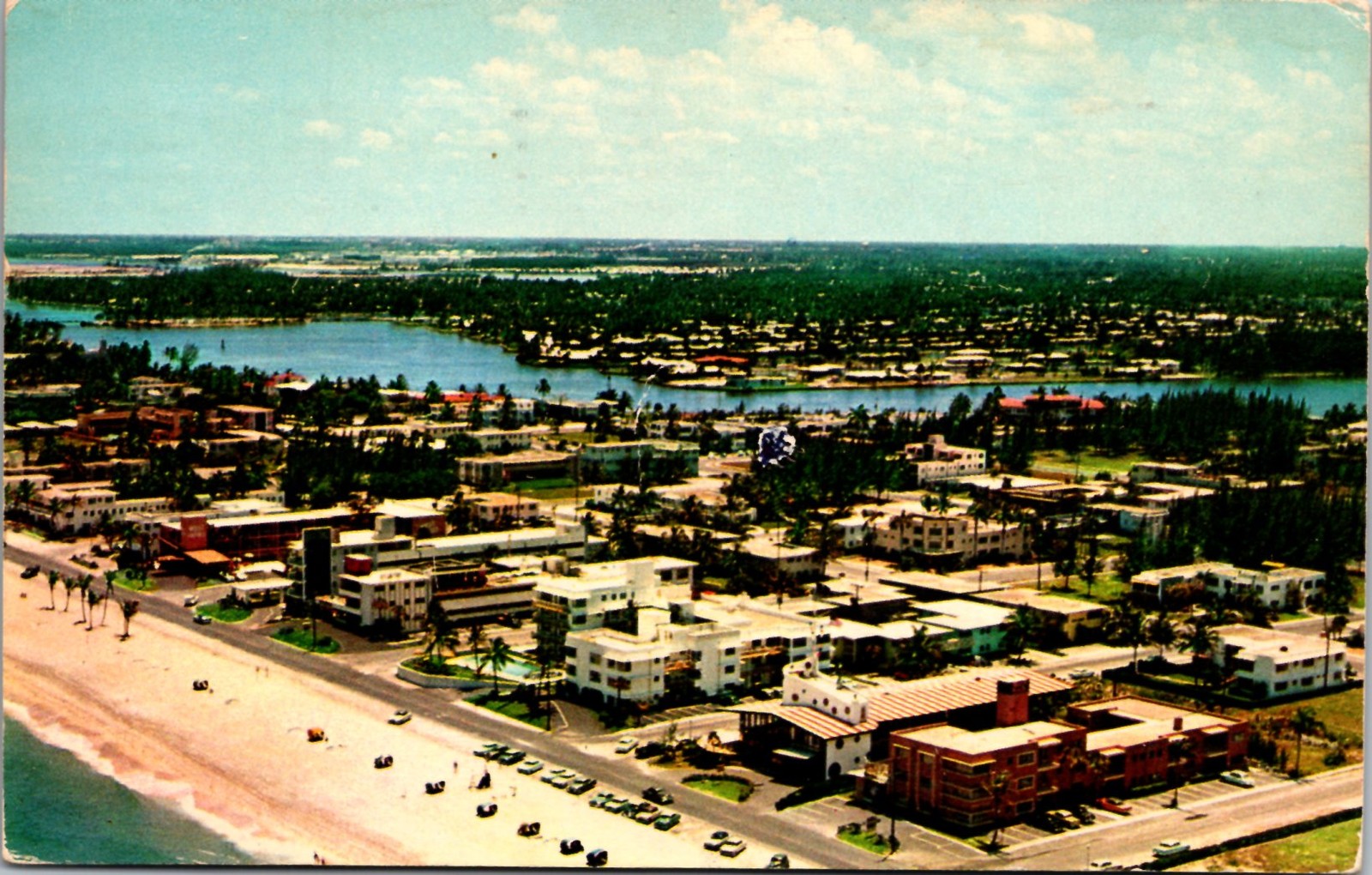 Hesston Indiana Weather Update Vintage Postcard