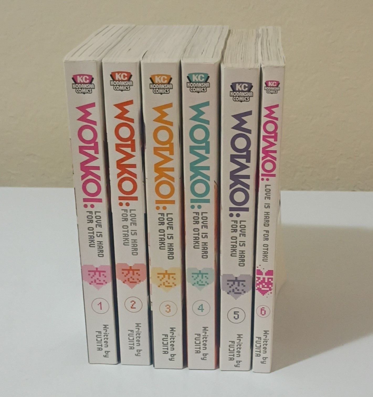 Wotakoi: Love Is Hard for Otaku Manga Lot Vol 1-6 by Fujita, English