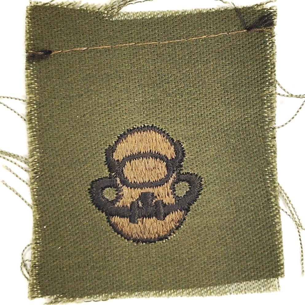 VTG US Army Scuba Diver Qualification Patch Subdued ODG Twill Sew‑On 2‑1/4