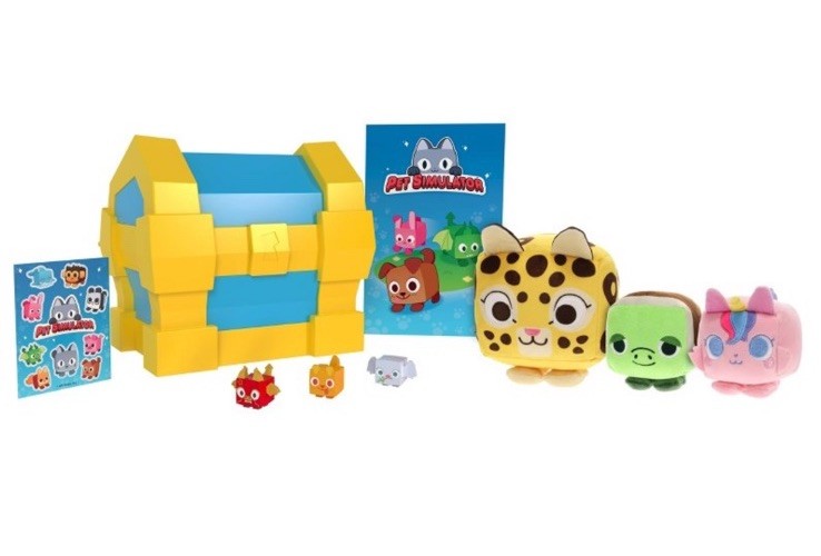 Pet Simulator 99 Bundle Set~ Plush, Fidget, Stickers, Poster, Box~ NO CODE Pet Simulator 99 Bundle Set~ Plush, Fidget, Stickers, Poster, Box~ NO CODE