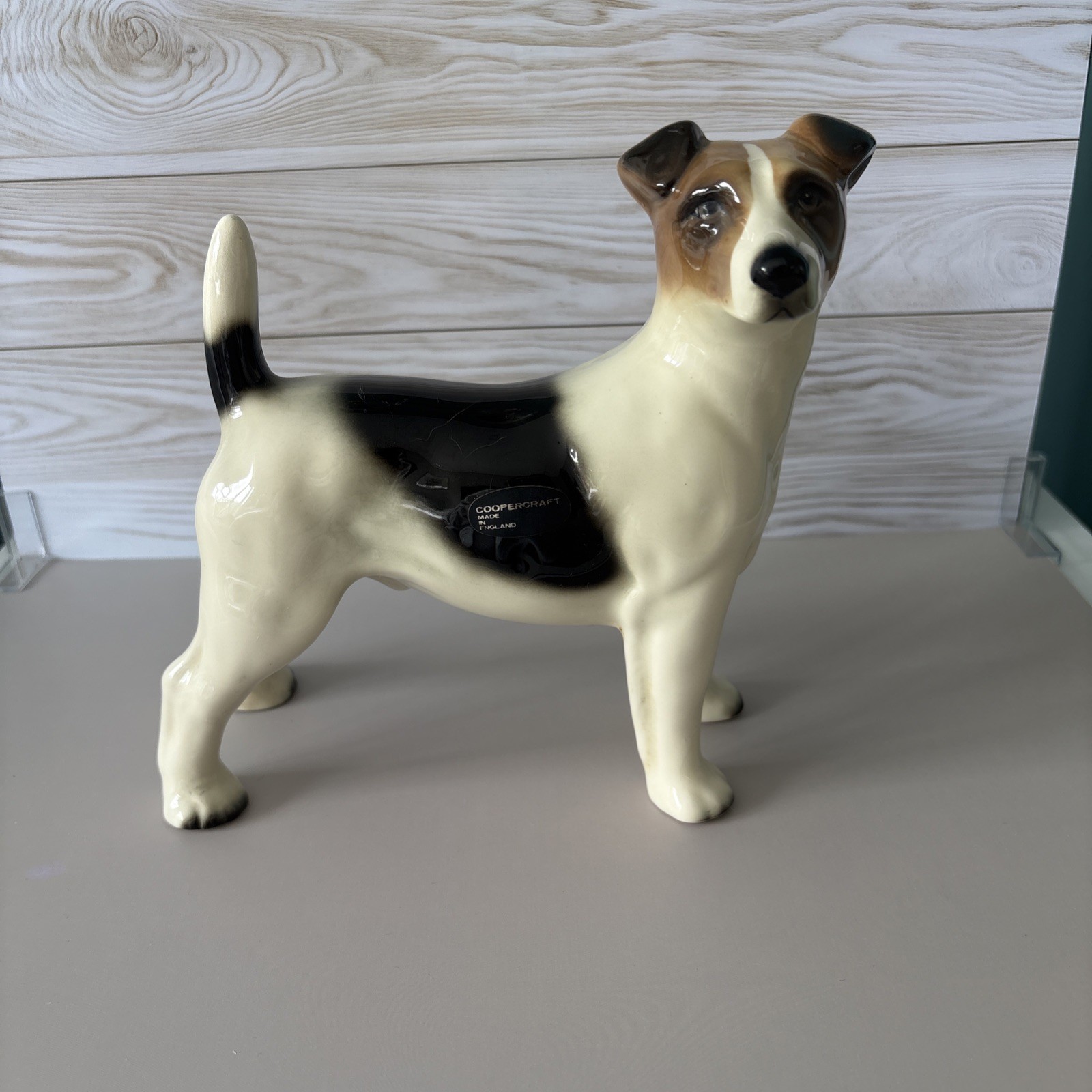 Coopercraft Vintage Jack Russell ornament large dog H 7\