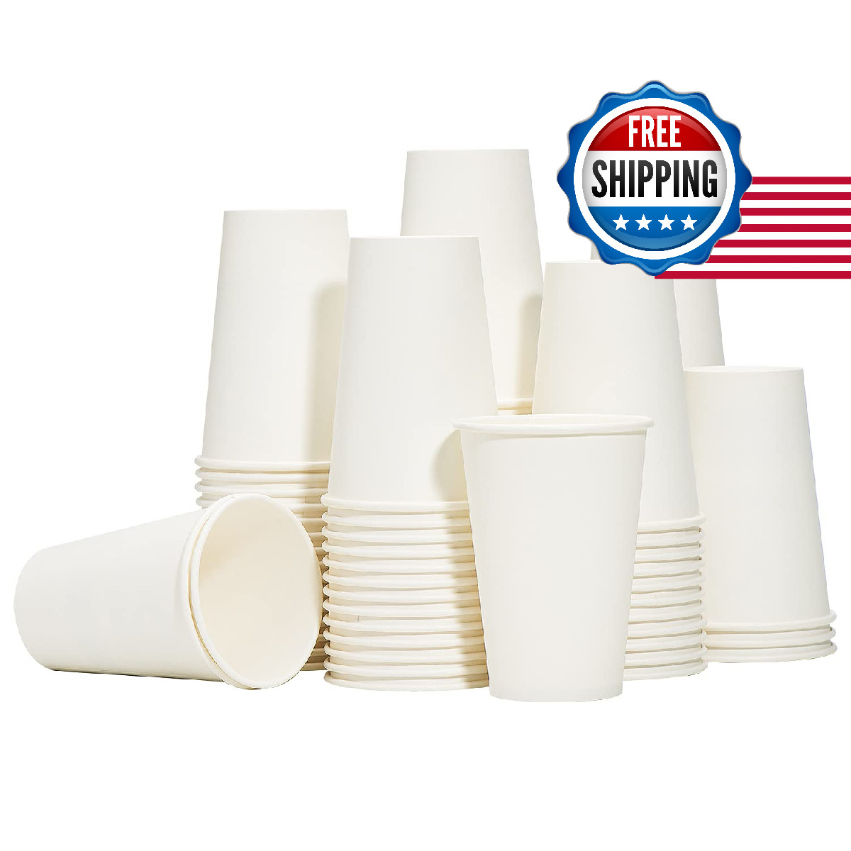 Racetop Disposable Paper Coffee Cups 12 Oz 100 Pack12 Oz White Hot Coffee Paper Racetop Disposable Paper Coffee Cups 12 Oz 100 Pack12 Oz White Hot Coffee Paper