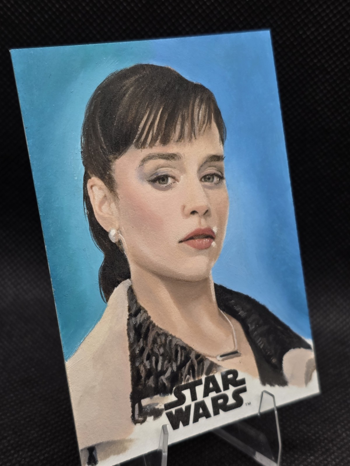 Topps Star Wars 1/1 Artist Proof (AP) Sketch Card of Qi\'ra by Kevin Graham