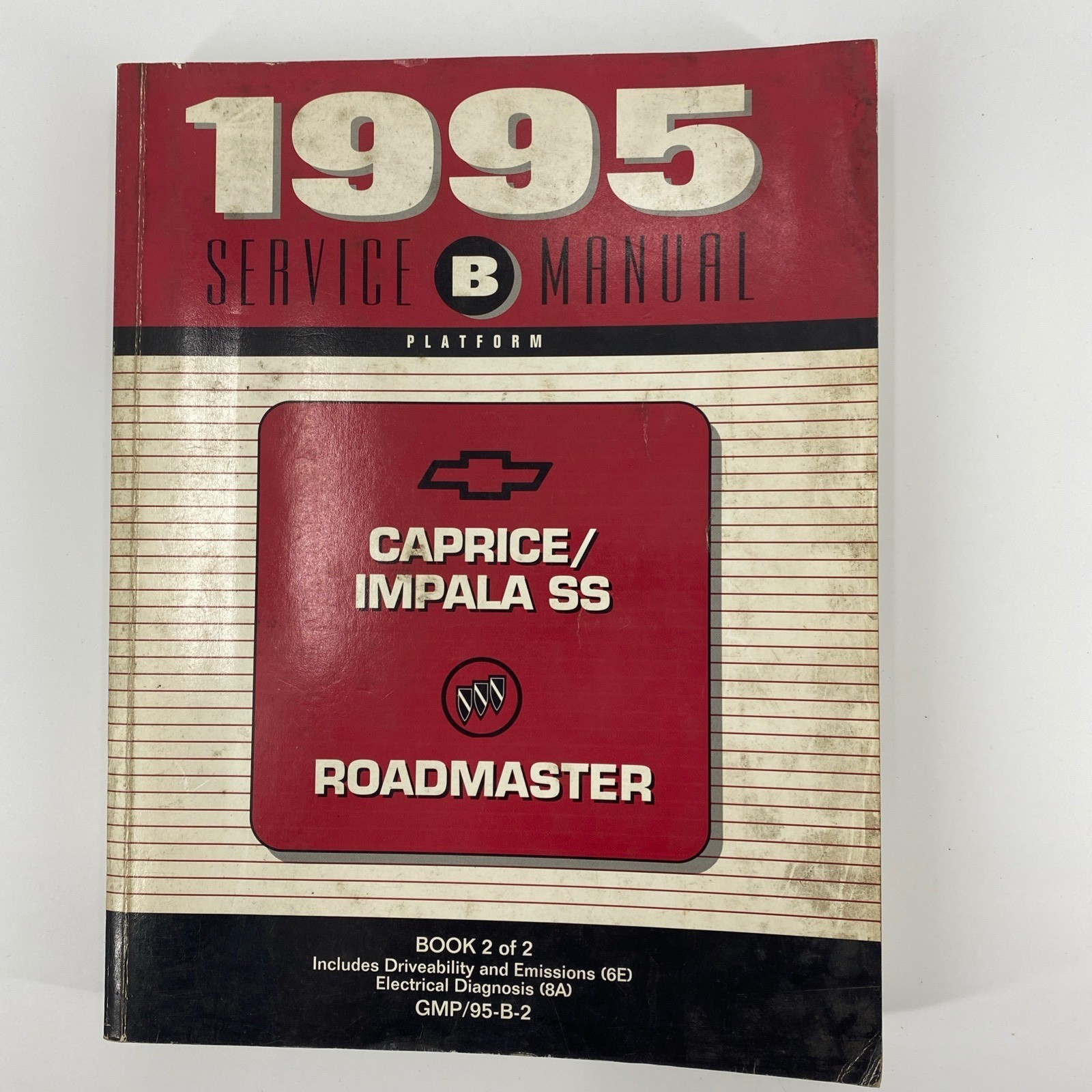 1995 GM Service Manual Caprice Impala SS Roadmaster Book 2 Electrical Emissions