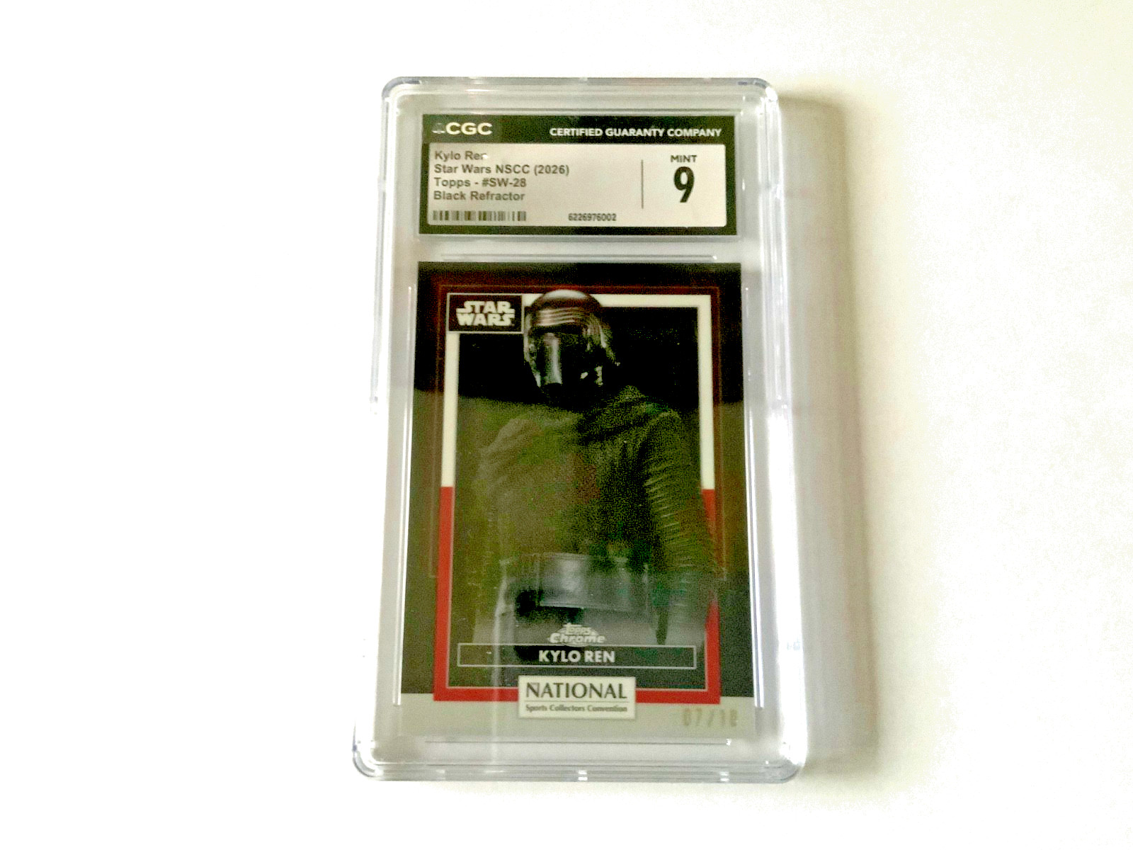 2026 Topps Star Wars NSCC Kyle Ren Black Refractor 7/10 2026 Topps Star Wars NSCC Kyle Ren Black Refractor 7/10