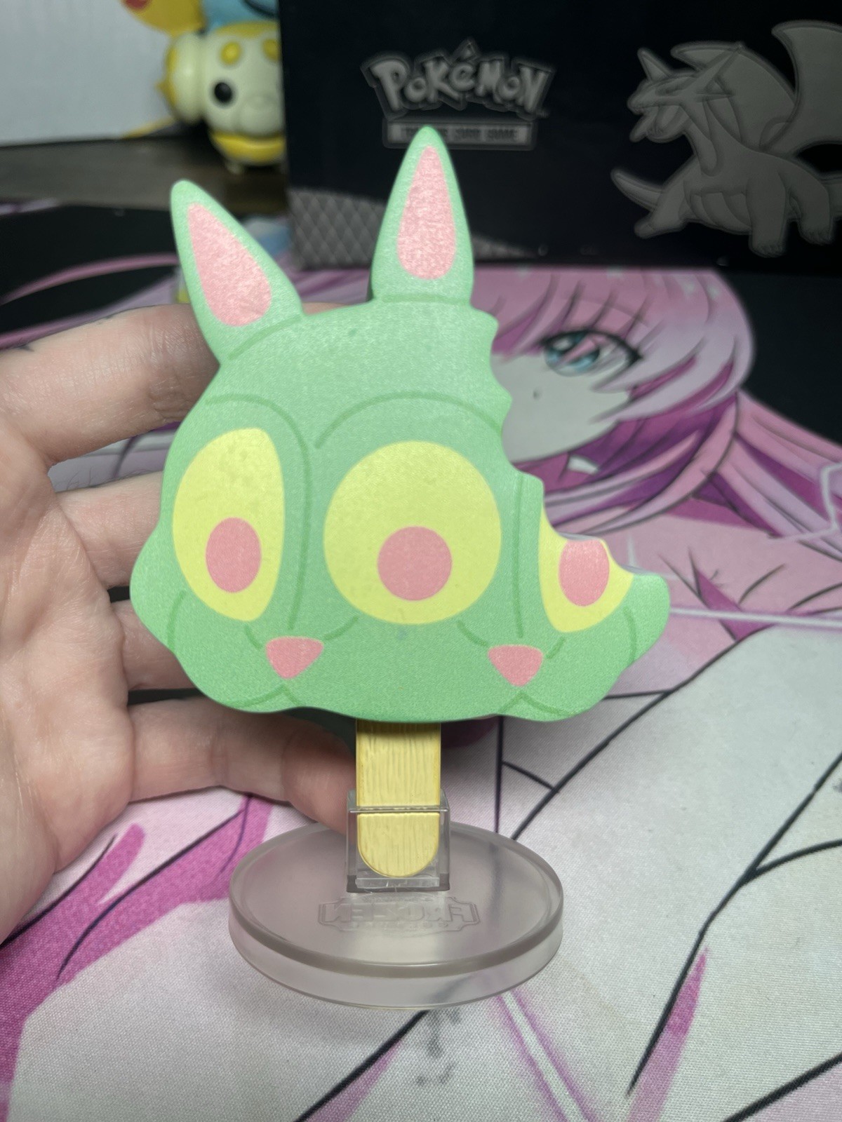 Ron English Frozen Culture Popaganda LIME RABBBIT 4.5