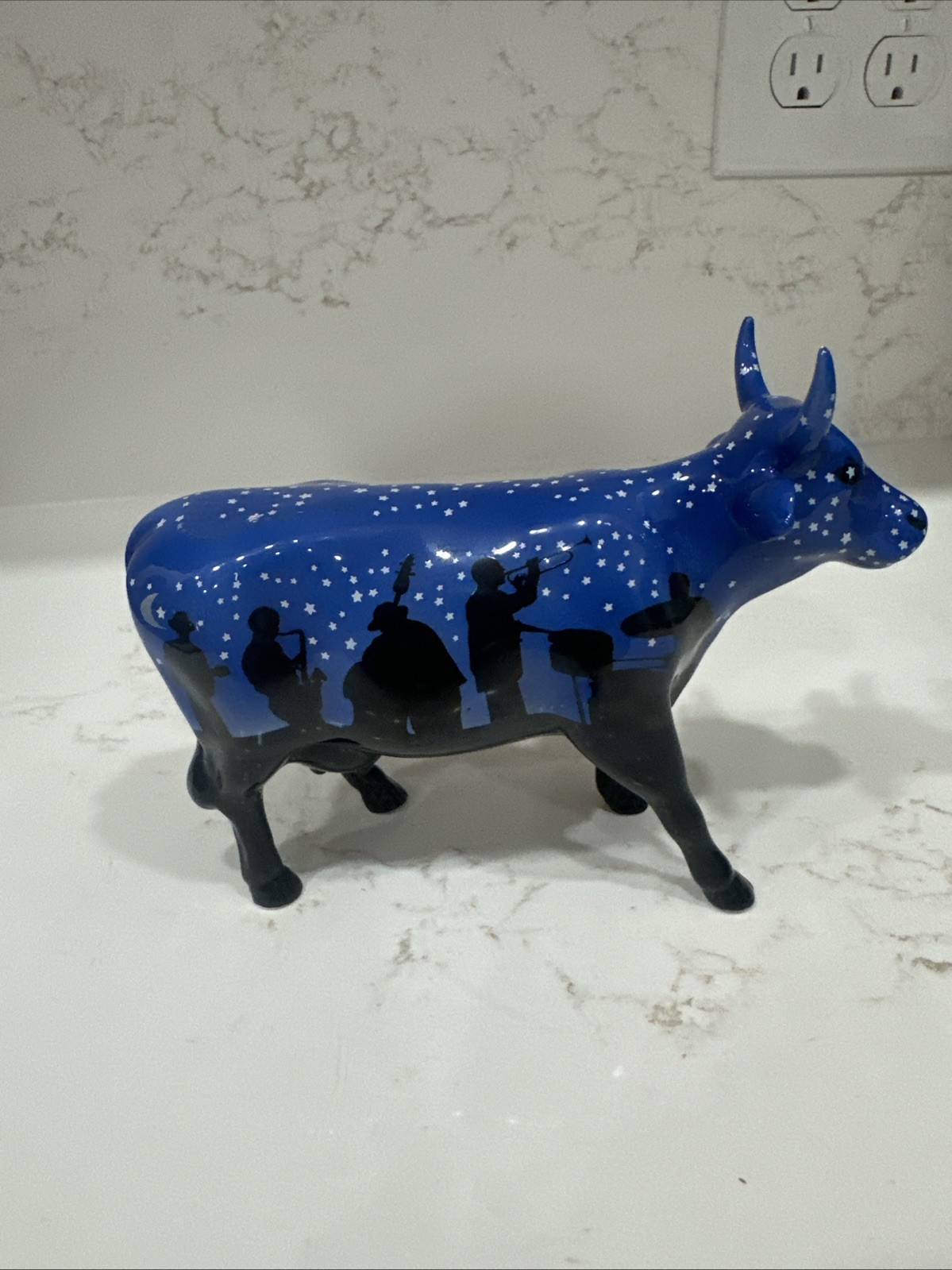 Cow Parade #9158 Jazzy Cow 2001 by Westland Giftware No Box