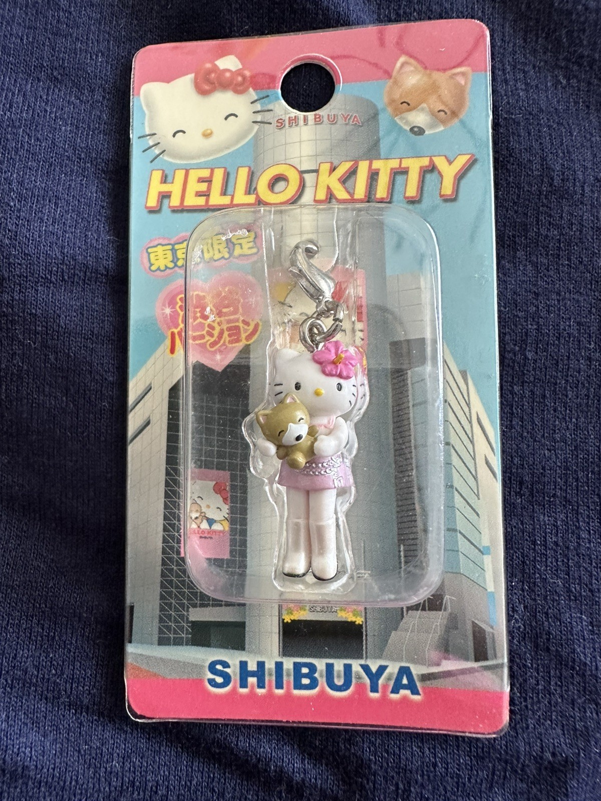 Sanrio Hello Kitty Charm GOTOCHI Phone Strap shibuya Tokyo US Seller