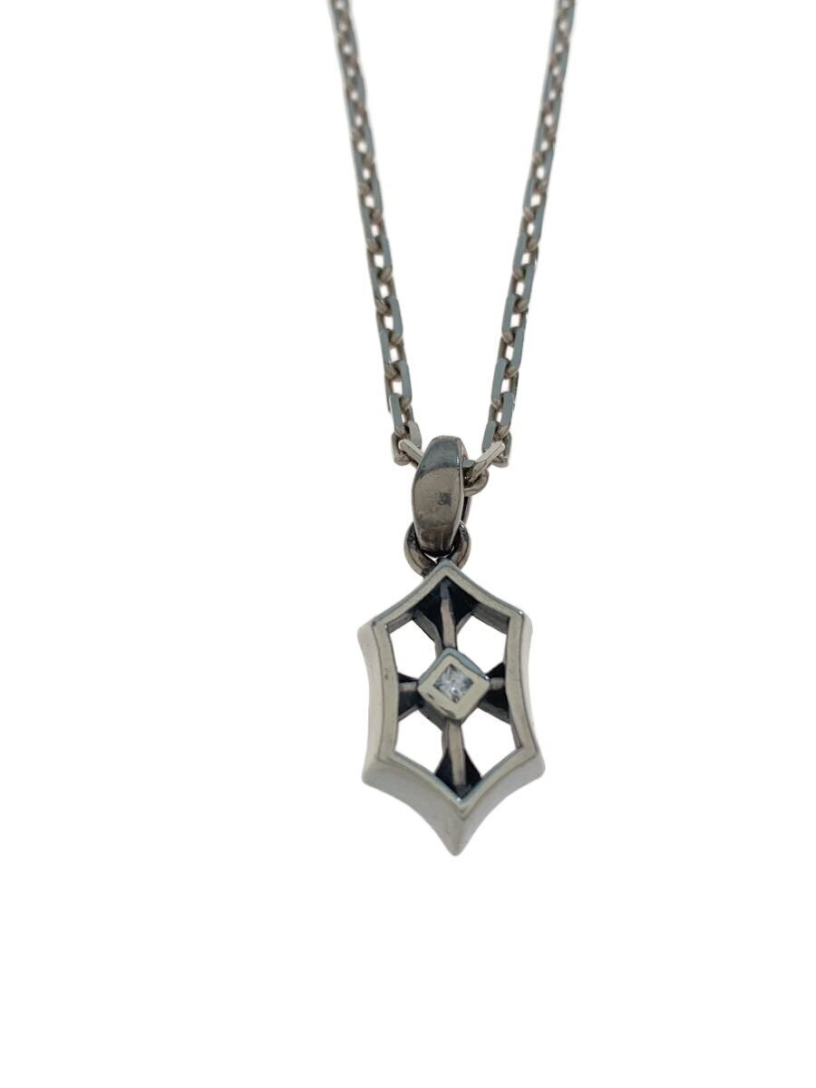 Men\'s necklace, made of sterling silver (SV925), with a pendant.