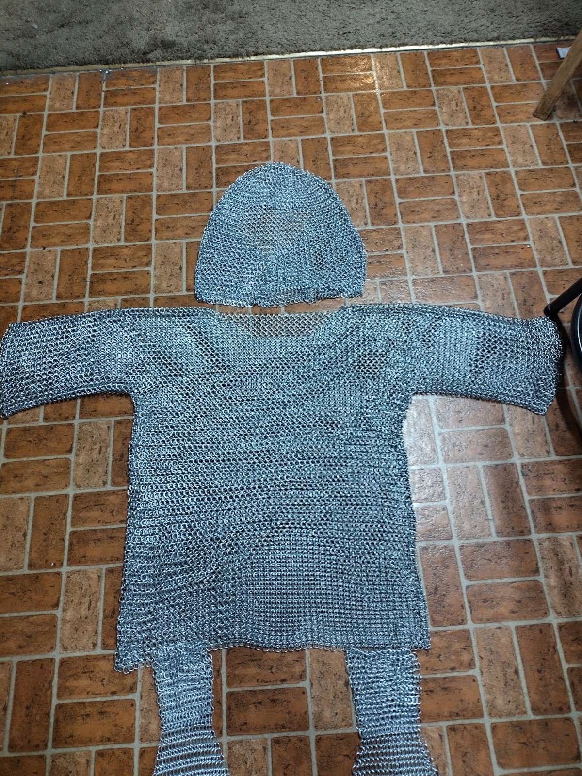 Real Set Of Full Chainmail Armor