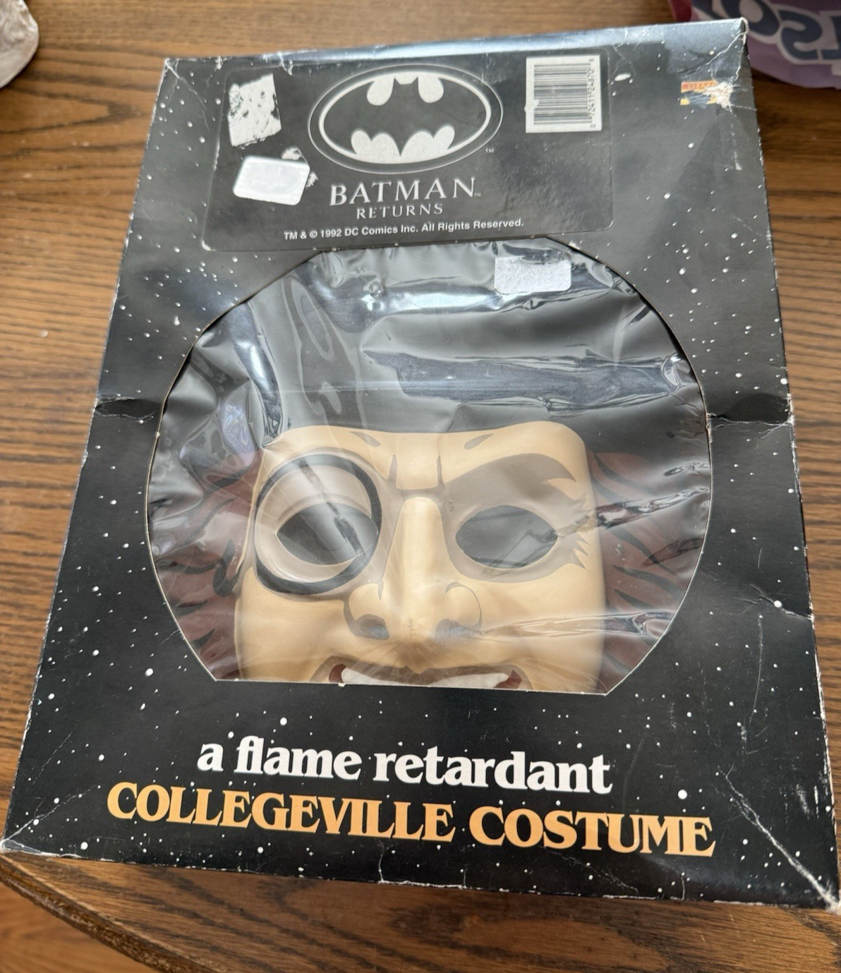 Vintage 1992 COLLEGEVILLE HALLOWEEN Costume BATMAN Returns PENGUIN in Box Sz 3-4