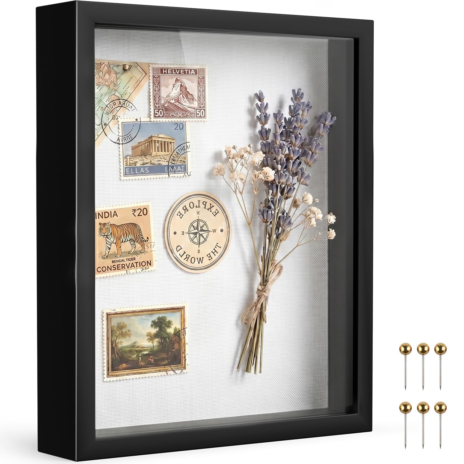 Black 8x10 Shadow Box Display Frame with Linen Backboard 8x10 Picture Frame Black 8x10 Shadow Box Display Frame with Linen Backboard 8x10 Picture Frame