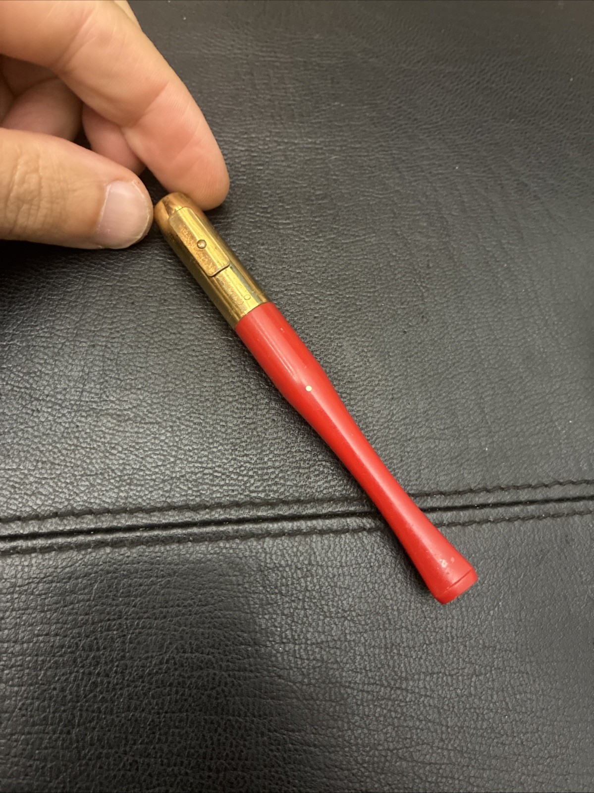 Rare Red Vintage Dunhill Denicotea cigarette holder - 4 3/8” - Excellent