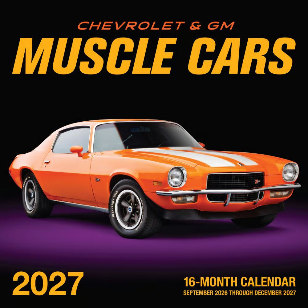 Quarto, American Muscle Cars 2027 Wall Calendar Quarto, American Muscle Cars 2027 Wall Calendar