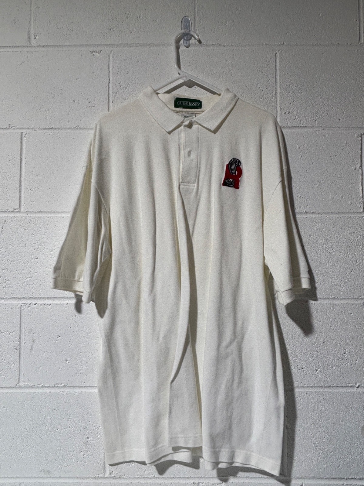 RARE 2000 Ford Mustang SVT Cobra R Employee Collared Shirt Race Car Racing White RARE 2000 Ford Mustang SVT Cobra R Employee Collared Shirt Race Car Racing White