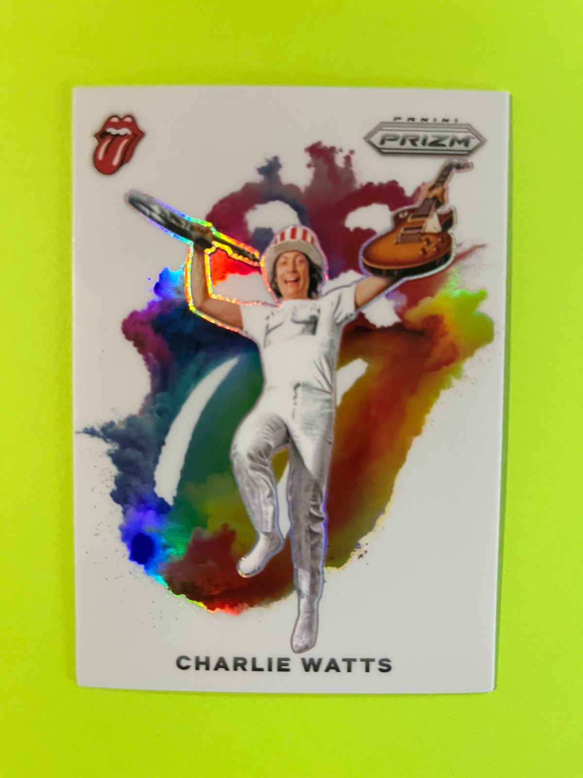 2025 Panini Prizm The Rolling Stones Charlie Watts #4 Color Blast Case Hit NrMt