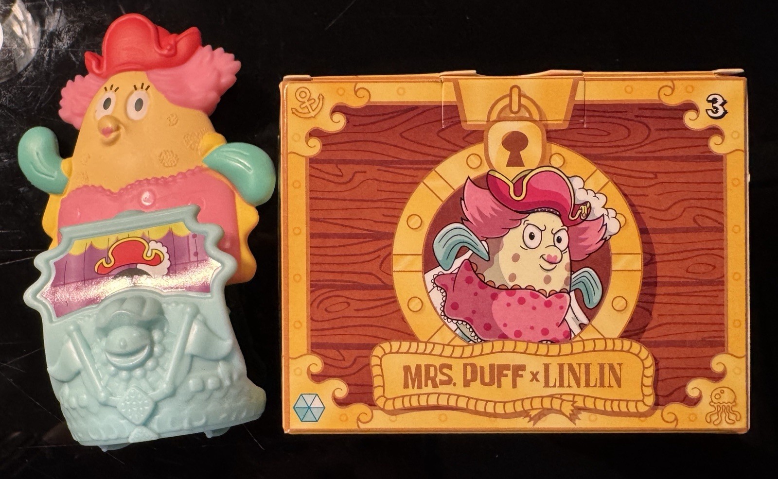 2026 McDonald’s SpongeBob x One Piece Mrs Puff x Linlin #3 Happy Meal Toy NEW