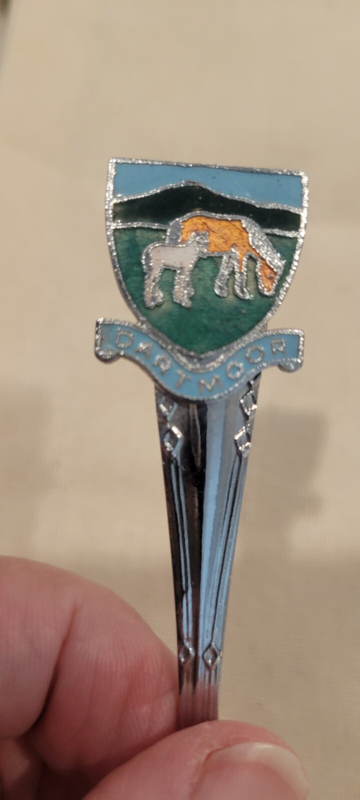 VTG Dartmoor Ponies Souvenir Spoon, Collectible Travel Memento Tchotchke Kitsch VTG Dartmoor Ponies Souvenir Spoon, Collectible Travel Memento Tchotchke Kitsch