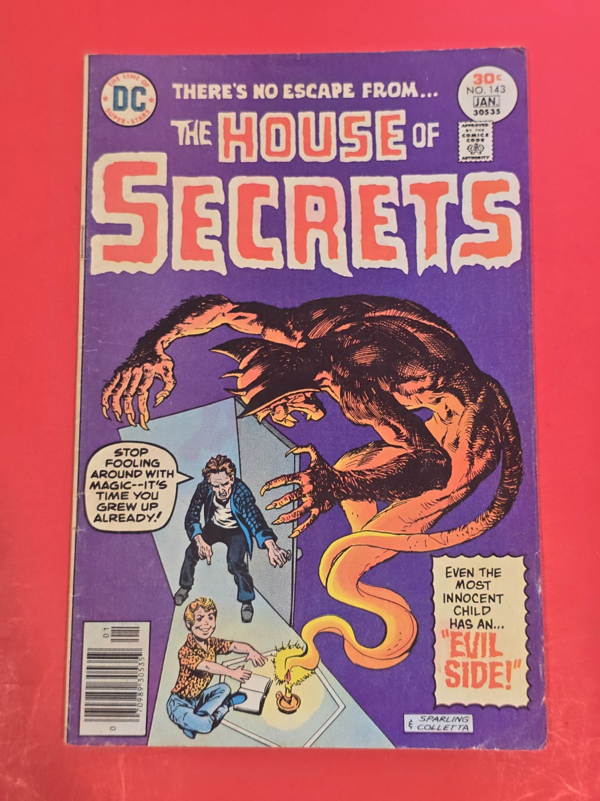 House of Secrets #143 1977 DC Comics Jack Sparling Vince Colletta Horror