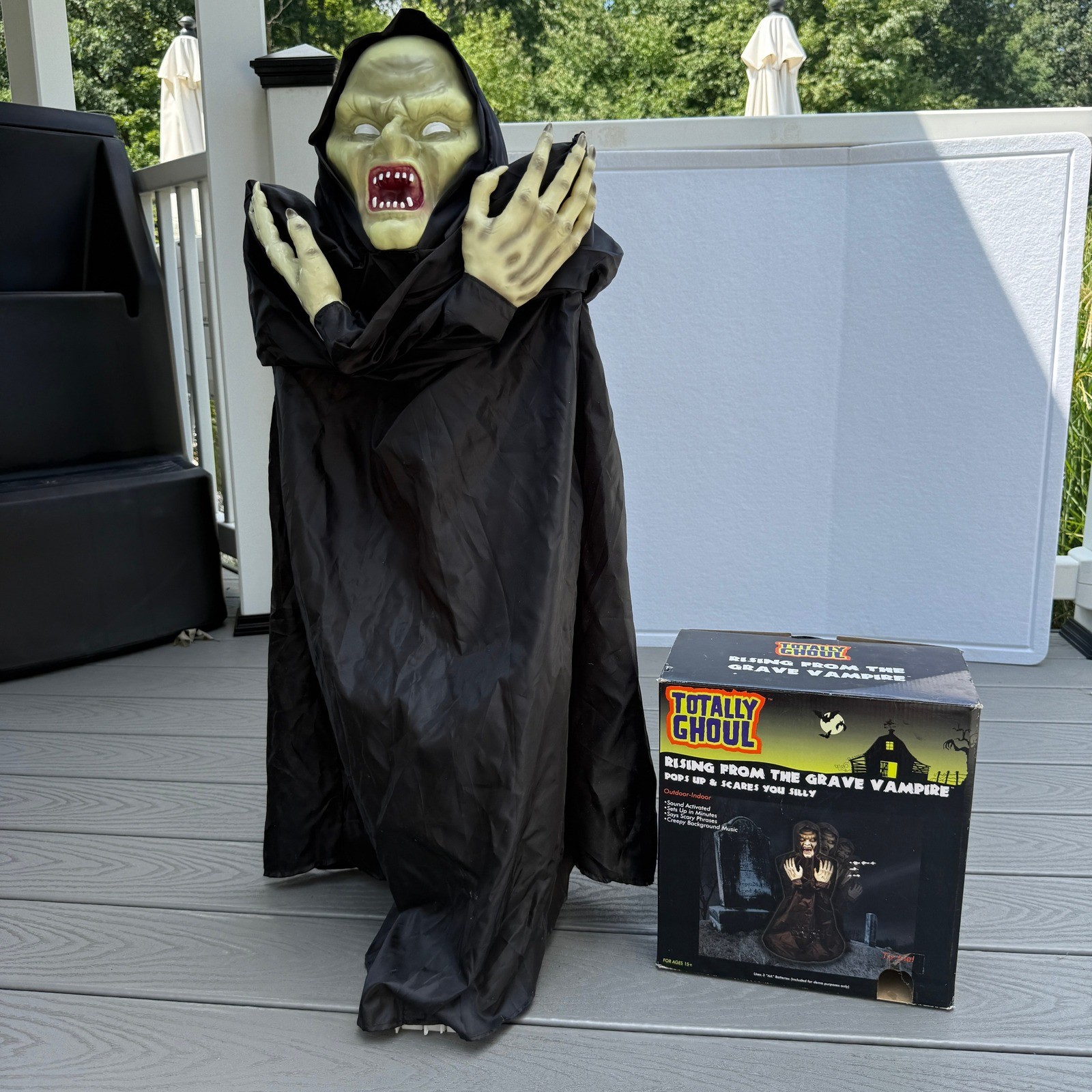 Tekky Toys Totally Ghoul Rising From Grave Vampire Animatronic WORKING HTF w Box
