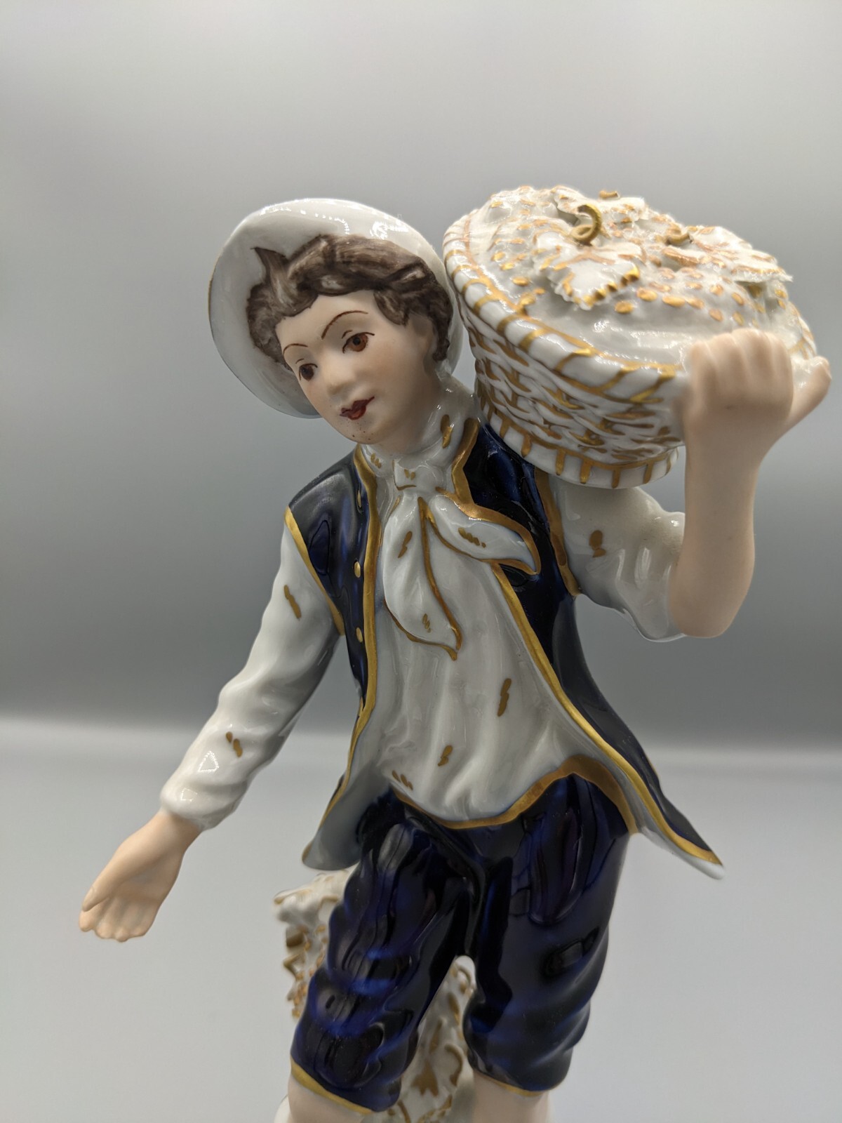 Rare 1951 Royal Bohemia Dux Czech Duchcov Porcelain Figurine Country Man 8 3/4\