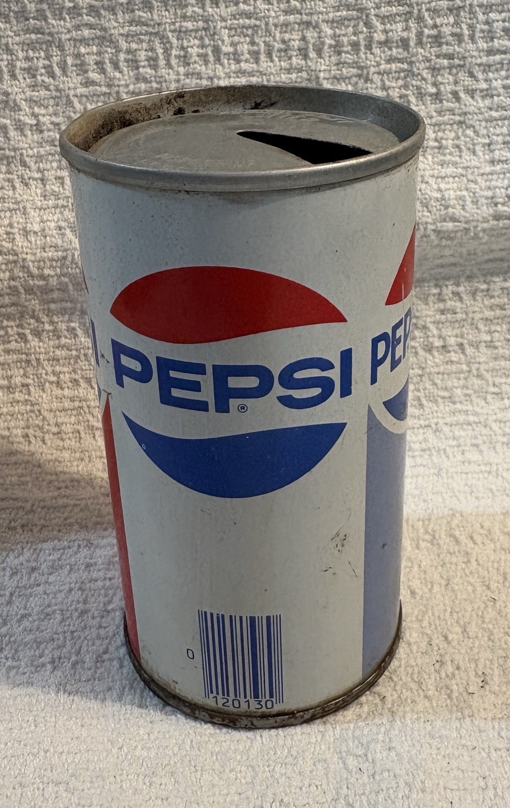 Vintage 1970s Pepsi Cola Pull Tab Can Prepared by Warrenton Products Missouri