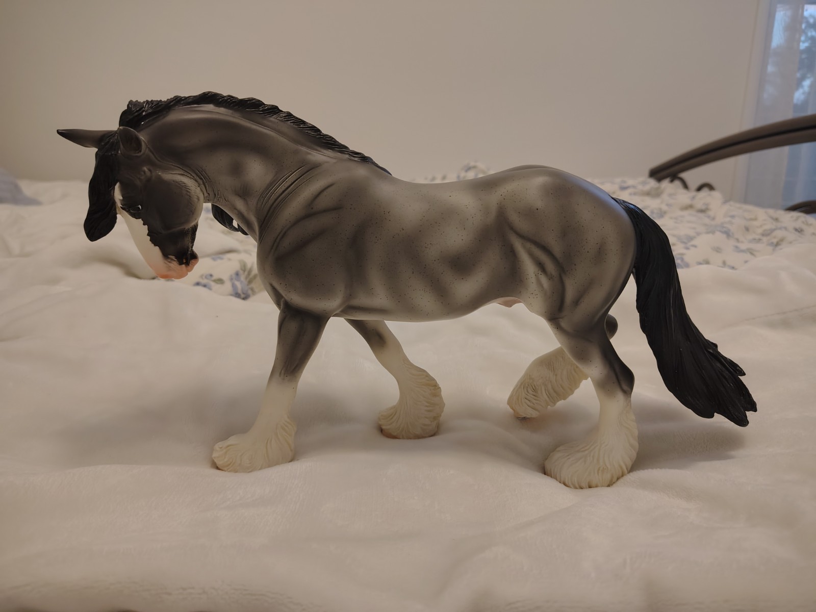 Breyer horse Breyerfest SR 2008 Saltire Othello (Wintersong) and marabella