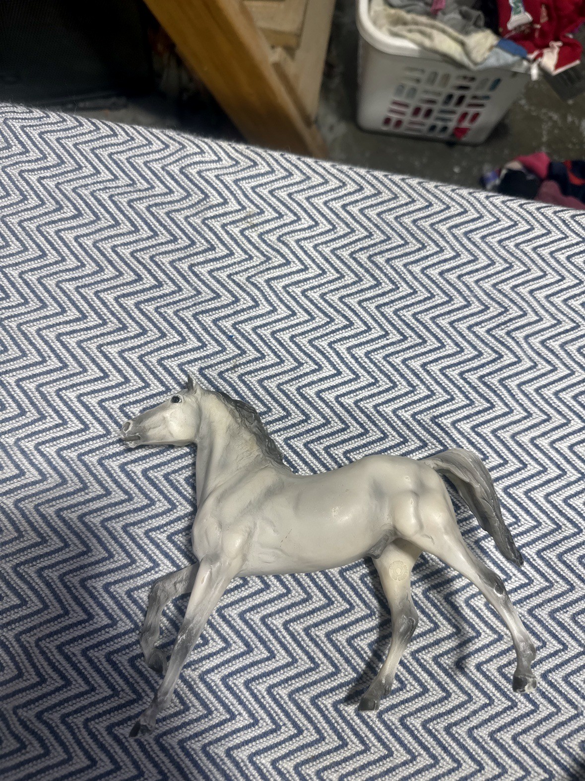 Vintage Breyer Traditional Gray Stallion Model Horse Galloping Pose
