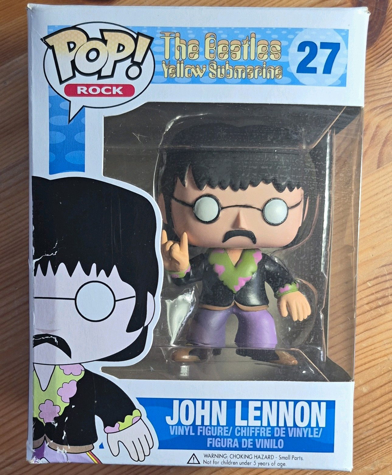 Funko Pop Rock The Beatles Yellow Submarine John Lennon #27 Vinyl Figure Funko Pop Rock The Beatles Yellow Submarine John Lennon #27 Vinyl Figure