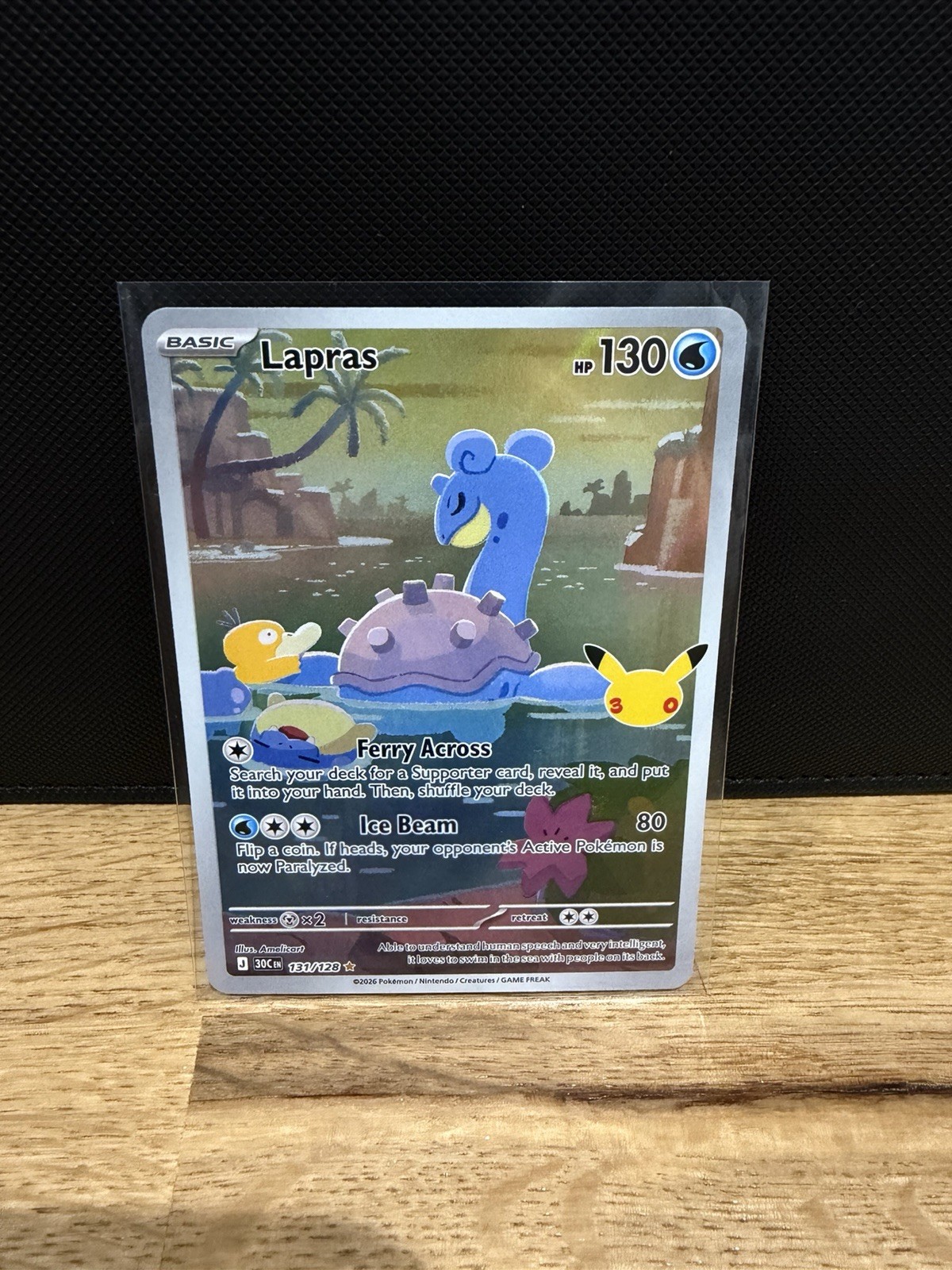Lapras - 131/128 - 30th Celebration - Full Art Illustration Rare - Pokémon TCG