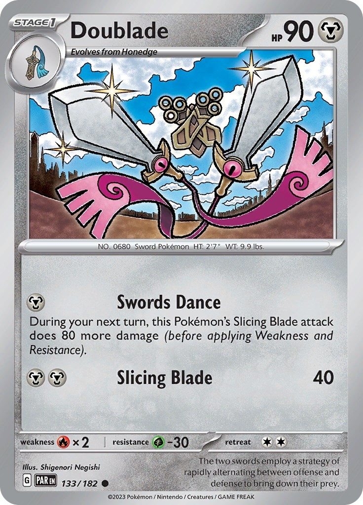 Doublade Reverse Holofoil [PAR - 133/182]