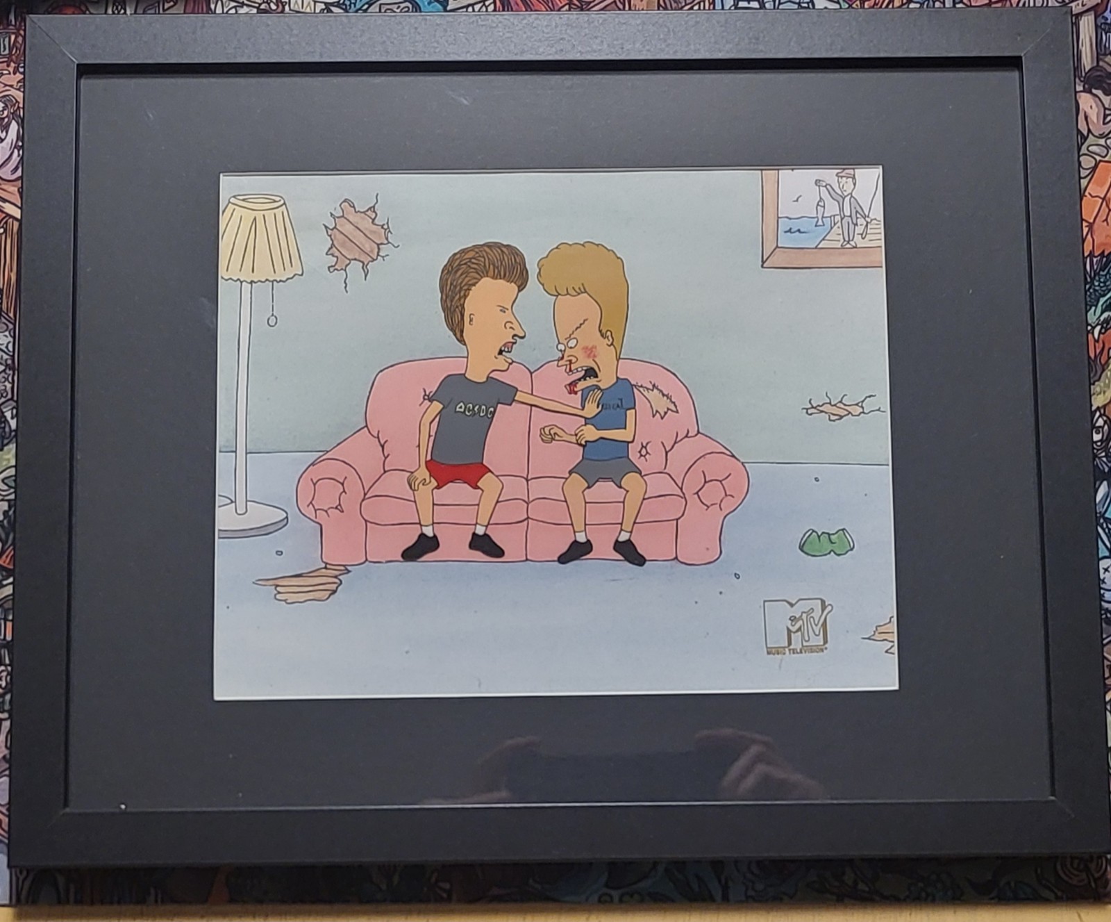 Mtv\'s Beavis And Butt-head Animation Cel \