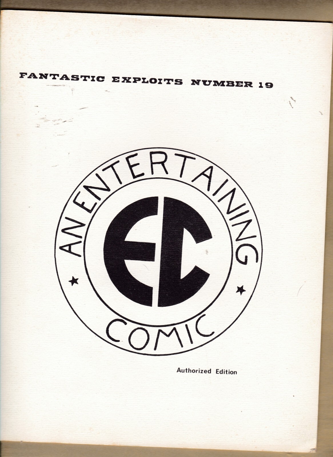 Fantastic Exploits #19 (EC Comics, 1969) Vintage / Rare - Wood, Williamson Fantastic Exploits #19 (EC Comics, 1969) Vintage / Rare - Wood, Williamson