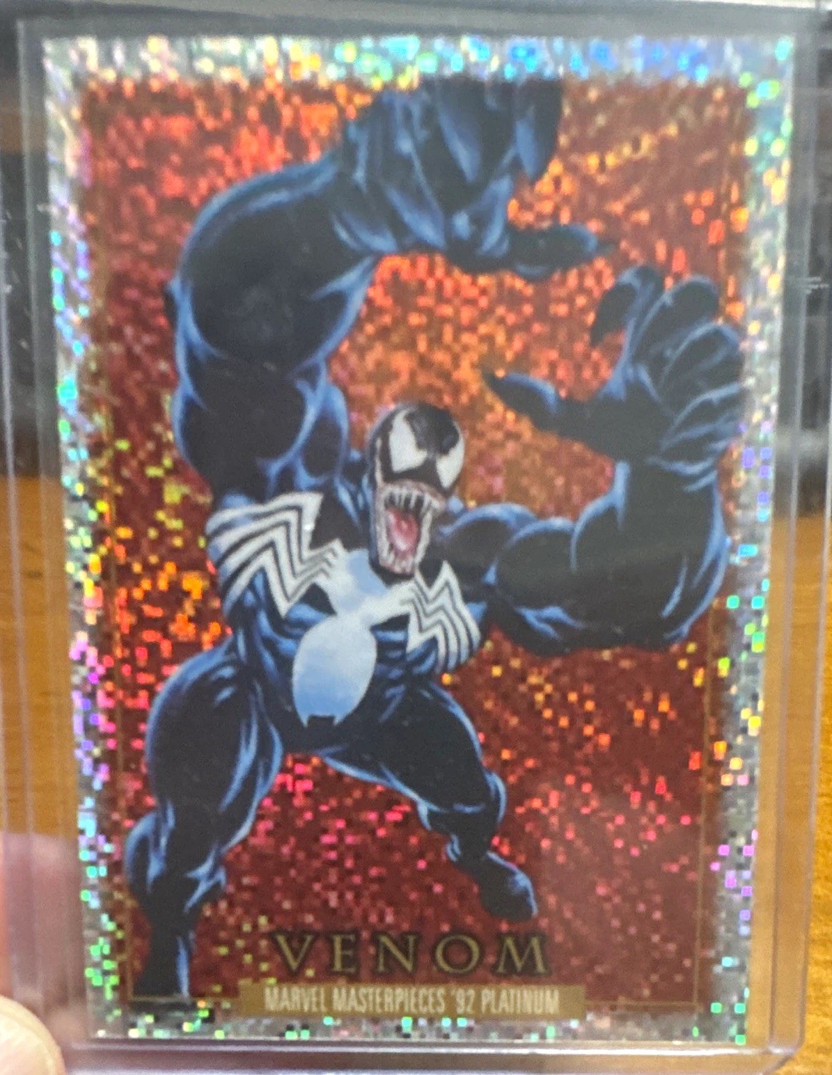 SkyBox 1992 Marvel Masterpieces \'92 Platinum Venom Mini Box