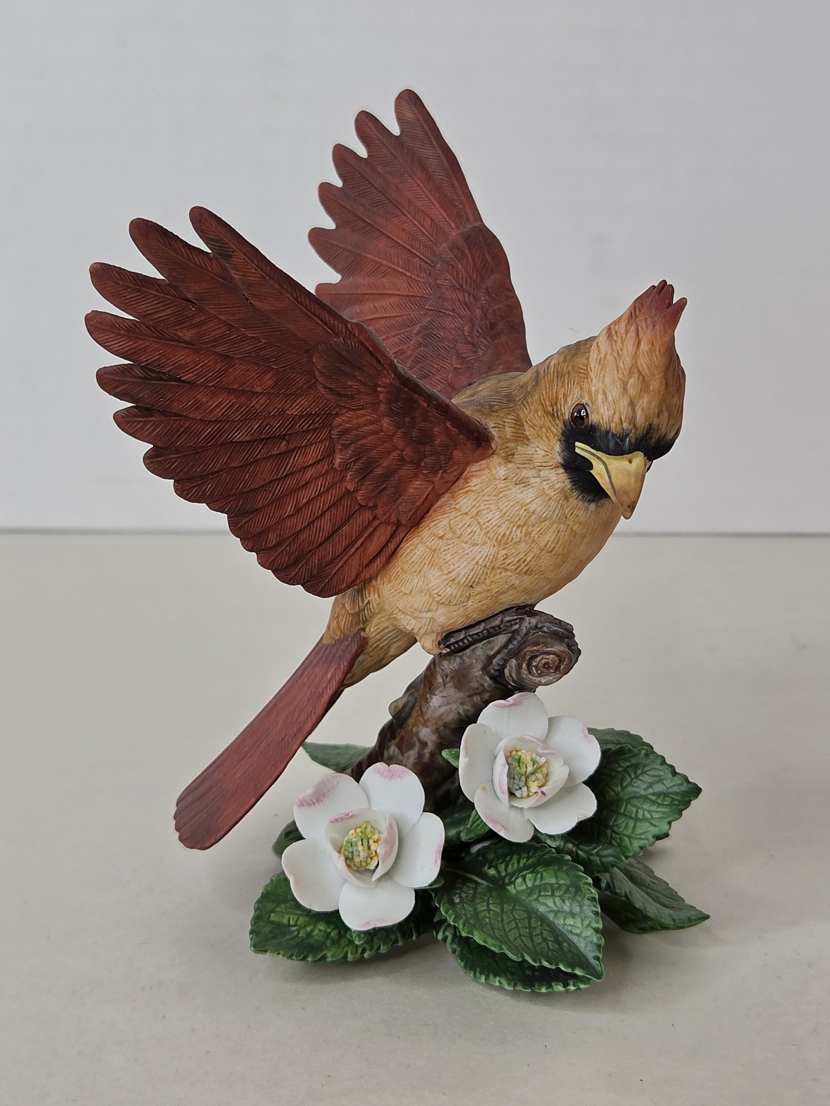 Vintage 1993 Lenox Female Cardinal Fine Porcelain Bird Figurine Statue Decor