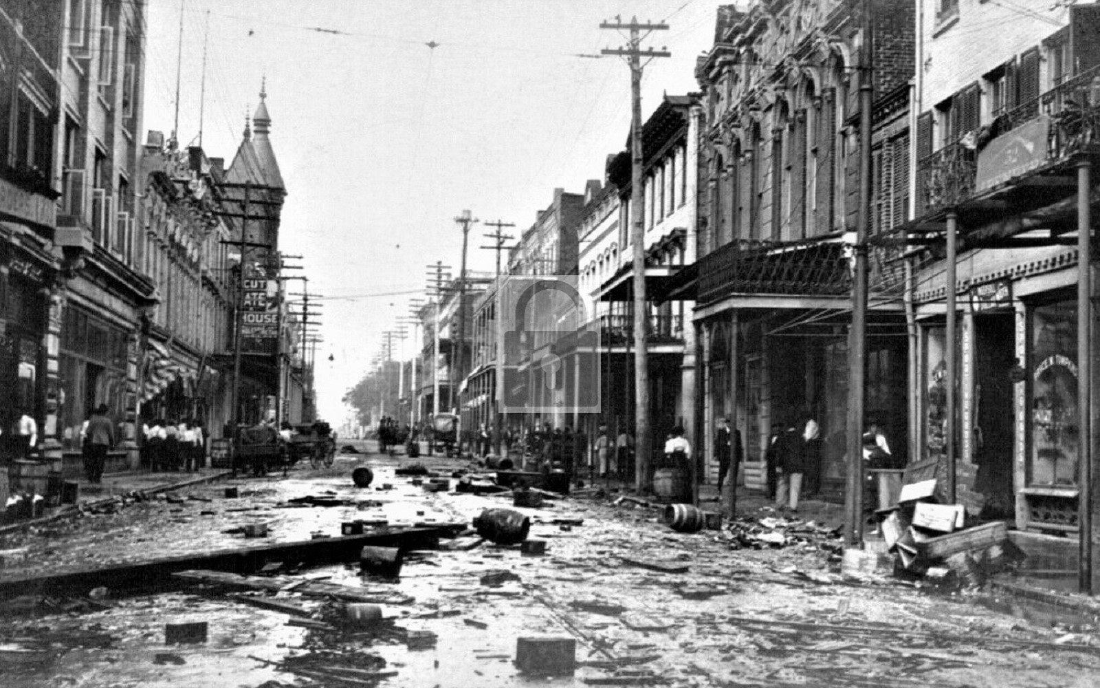 Royal Street View Storm Damage Mobile Alabama AL - Reprint