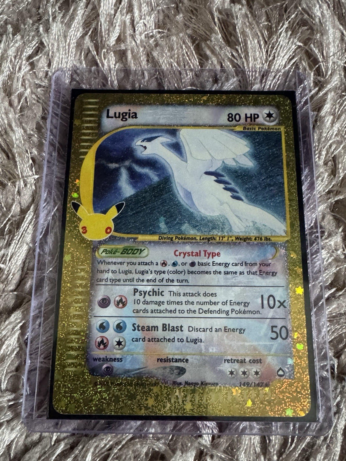 Pokémon TCG Lugia 30th Celebration Classic Collection 149/147 Crystal Lugia
