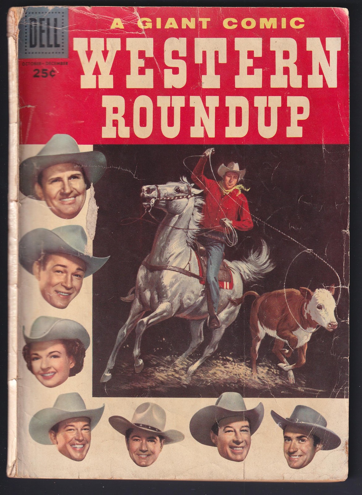 Western Roundup 16 (1956) GD/VG 3.0 Silver Age Dell comic Western Roundup 16 (1956) GD/VG 3.0 Silver Age Dell comic