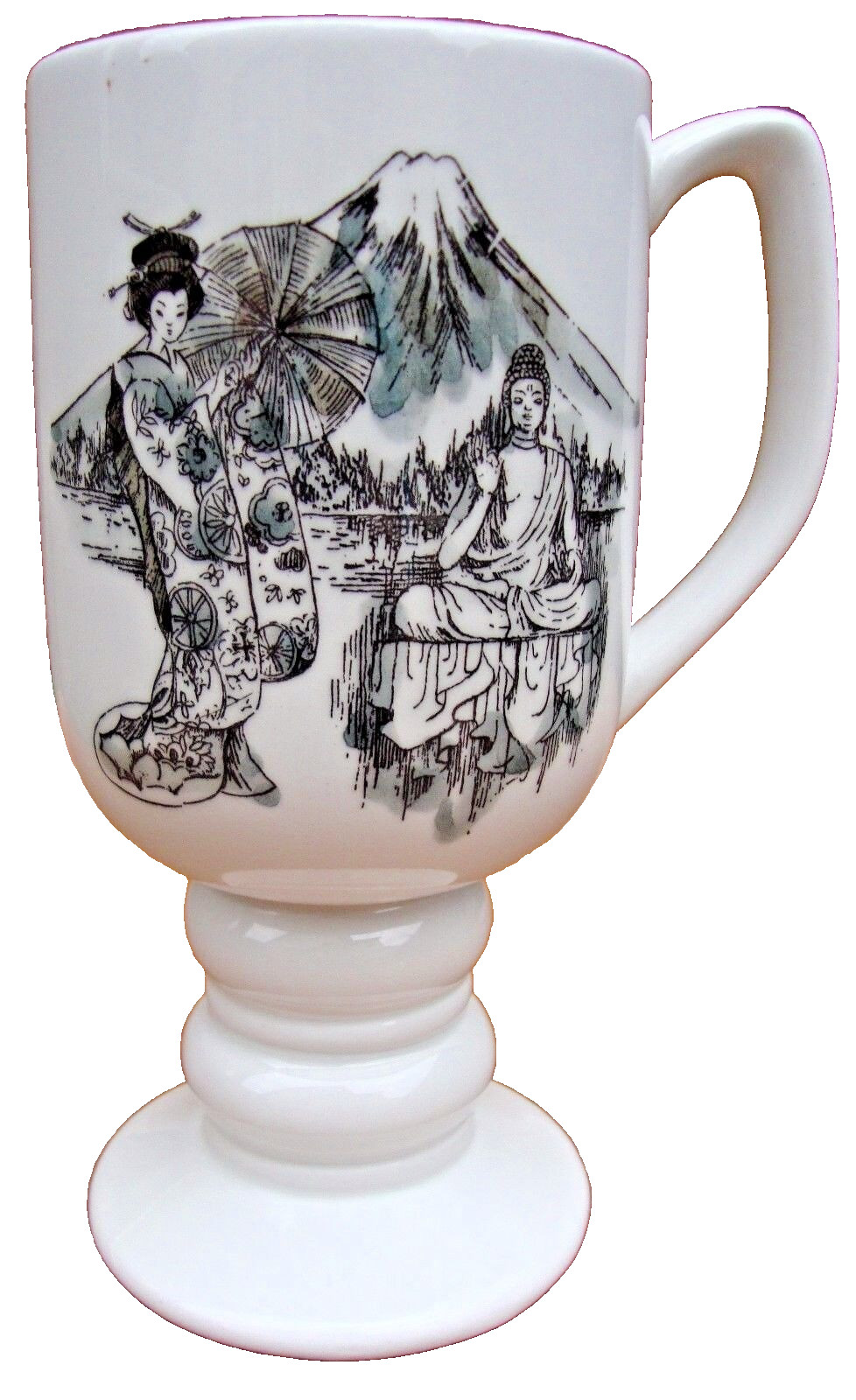 Vintage 1965 Kaysons Continental Cup Japan Themed Geisha 8 Fl Oz Coffee Mug Vintage 1965 Kaysons Continental Cup Japan Themed Geisha 8 Fl Oz Coffee Mug