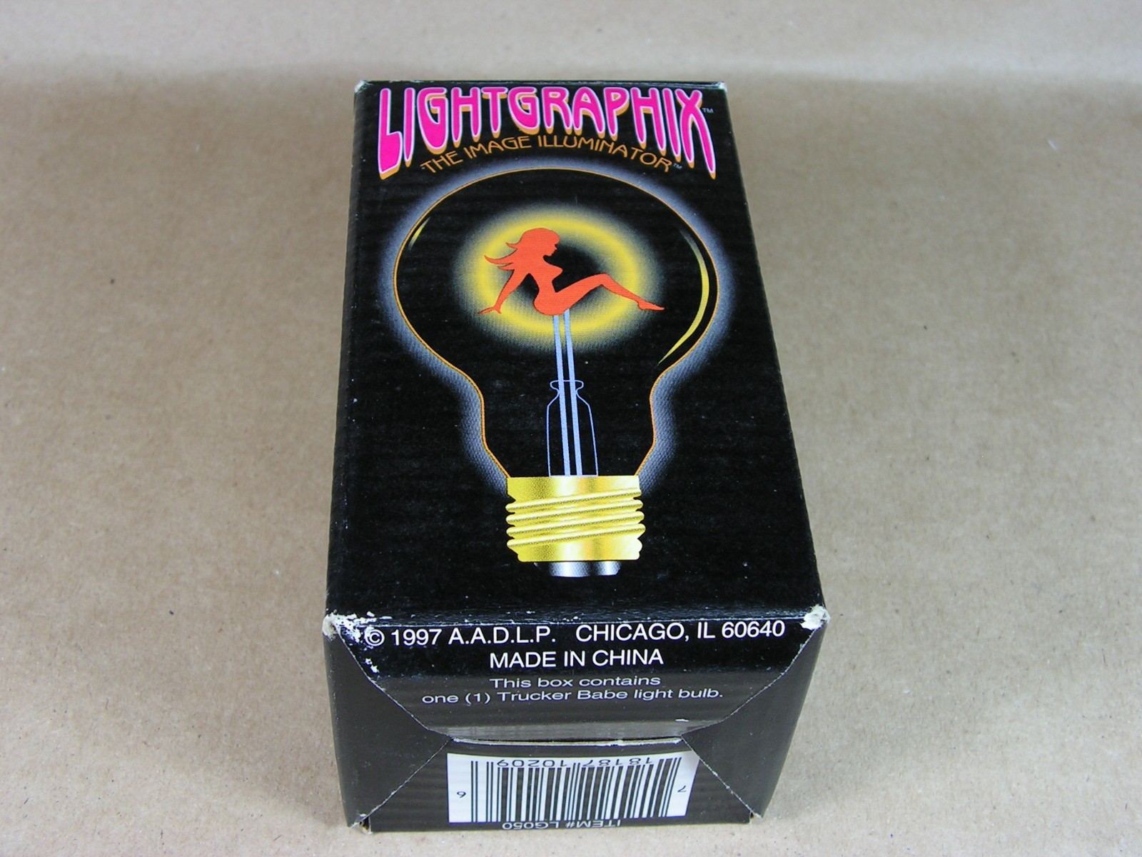 LightGraphix Light Bulb with Glowing Trucker Babe Filament Aerolux Style L00K LightGraphix Light Bulb with Glowing Trucker Babe Filament Aerolux Style L00K