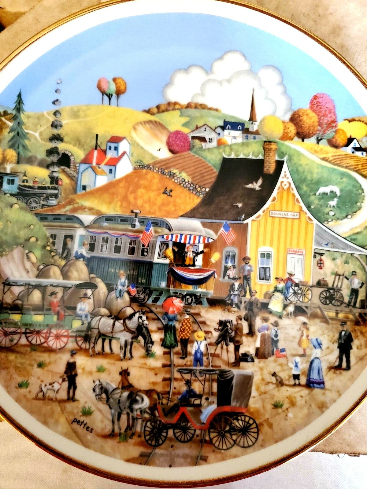 AMERICAN GOLDEN YEARS,Bob Pettes.WHISTLE STOP CAMPAIGN.1983 Royal Cornwall,Ltd