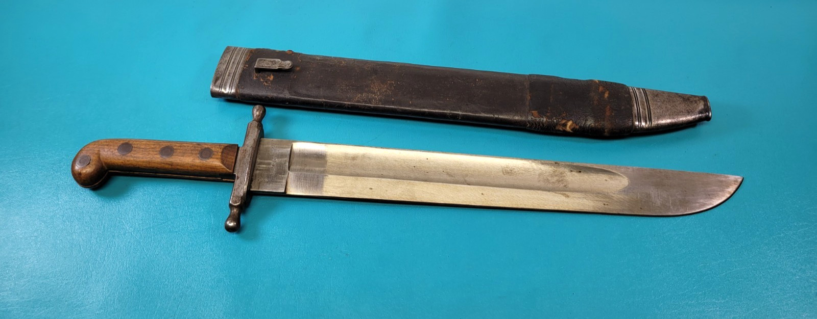 German Austrian Model 1854 Sword Pioneer Fascine WELZL + Scabbard TR1748 German Austrian Model 1854 Sword Pioneer Fascine WELZL + Scabbard TR1748